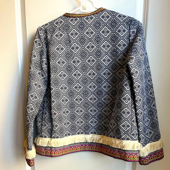 SHEIN Colorful Frayed Blazer - Picture 2 of 4